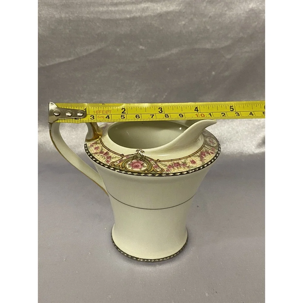 Theodore Haviland Limoges France Creamer Pink Rose 4
